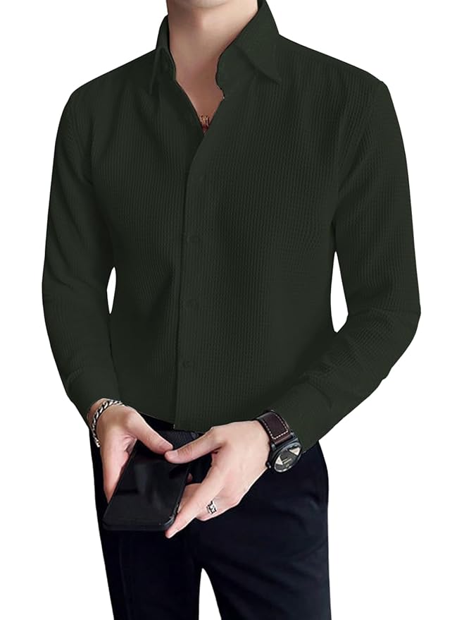 Men's Formal Button Down Shirt – Slim Fit Office Wear Shirt's for Men