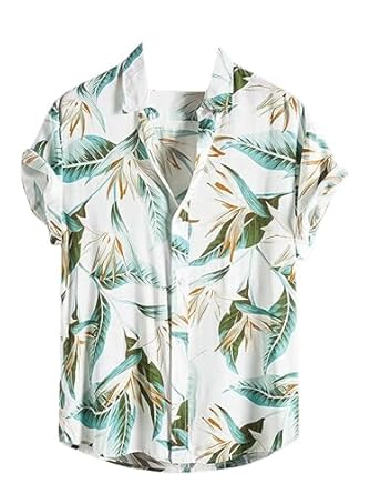 Leriya Fashion Men's Casual Cotton Shirt – Button Down Summer Shirt's for Men | Lightweight Textured Fabric | Perfect for Daily & Weekend Wear